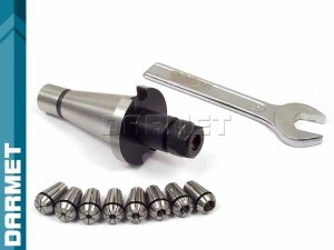 Clamping chuck SK40 with ER16 collets | ISO | 60 mm | - DARMET 076