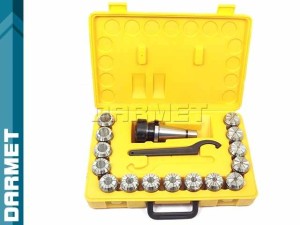 Clamping chuck SK40 with ER40 collets | ISO | 15 pcs | - DARMET 076