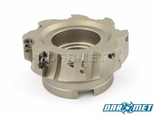 Insert face mill 100 mm, cylindrical face | 8 blades, LDMT, (FA90LD15)