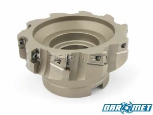 Insert face mill 125 mm, cylindrical face | 10 blades, LDMT, (FA90LD15)