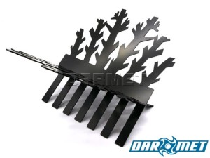 Firewood basket stand | profile: V | sheet metal 3.0 mm - DARMET
