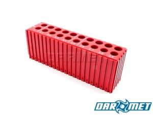 Drill stand 12 - 13.9 mm | 20 holes | red color (2027)