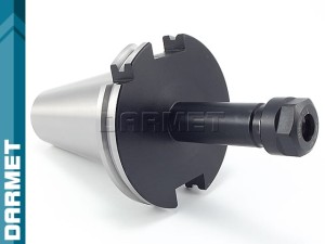 CNC clamping chuck for ER16 collets with DIN SK50 shank | 100 mm | - DARMET 400