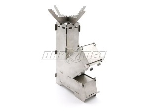 Survival rocket stove folding field cooker - DARMET