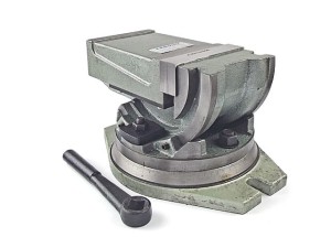 Tilting rotary rocking machine vise 2-axis 125x100 mm FQU DARMET