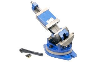 Rotary 3-axis tilting rocking machine vise 125x125 mm FZU DARMET