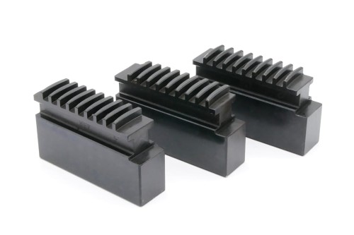 Solid soft lathe jaws set 3 pieces 250 mm APX