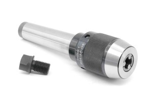 Keyless Self-Tightening Drill Chuck 3 - 16mm | Integrated Shank | Threaded | Screw-in Tang Included - Morse Taper MT4 - DARMET