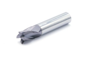 4-Flute General Purpose Short End Mill DIN6527-K, Solid Carbide AlTiN Coated - 14MM - DARMET