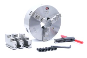 200 mm lathe chuck self-centering spiral | cast iron | 3-jaw | DIN 6350 - DARMET
