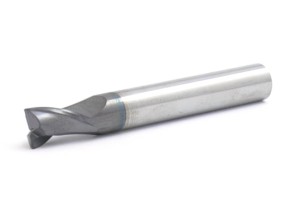 2-flute general purpose milling cutter, short DIN6527-K, VHM AlTiN - 10MM - DARMET