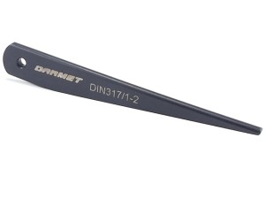 Wedge for removing drills with Morse taper: MK1, MK2 (DIN317)