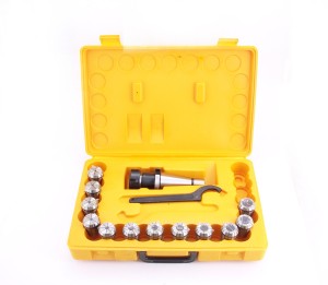 Clamping chuck SK40 with ER32 collets | ISO | 12 pcs | - DARMET 076