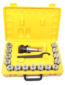 Clamping chuck SK40 with ER40 collets | ISO | 15 pcs | - DARMET 076