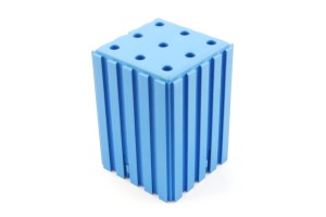 Cylindrical shank tool holder stand | 4 mm | blue color (2001)