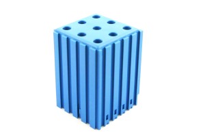 Cylindrical shank tool holder stand | 6 mm | blue color (2003)