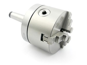 Lathe chuck 100 mm | 3-jaw | Morse taper MS3 mounting - Darmet (DM-376)