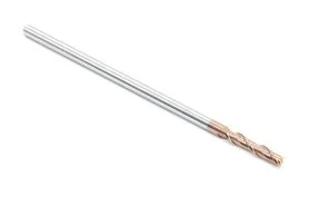 4 mm Solid Carbide VHM End Mill | 2-Flute | TiSiN GOLD | For Materials up to 55 HRC – DARMET 204157504G