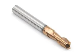 6 mm Solid Carbide VHM End Mill | 2-Flute | TiSiN GOLD | For Materials up to 55 HRC – DARMET 206165006G