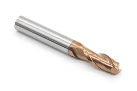 8 mm Solid Carbide VHM End Mill | 2-Flute | TiSiN GOLD | For Materials up to 55 HRC – DARMET 208206008G