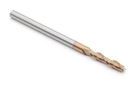 6 mm Solid Carbide VHM End Mill | 2-Flute | TiSiN GOLD | For Materials up to 55 HRC – DARMET 206207506G