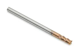 3 mm Solid Carbide VHM End Mill | 4-Flute | TiSiN GOLD | For Materials up to 55 HRC – DARMET 40308503G