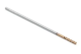 3 mm Solid Carbide VHM End Mill | 4-Flute | TiSiN GOLD | For Materials up to 55 HRC – DARMET 403127503G