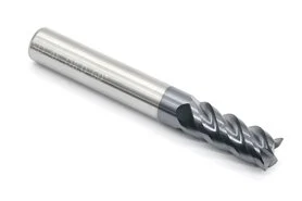8 mm Solid Carbide VHM End Mill | 4-Flute | CrAlTiSiN INOX| For Stainless Steel and Materials up to 60 HRC – DARMET 40820608INOX