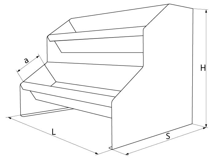 Tool stand for CNC holders - dimensions