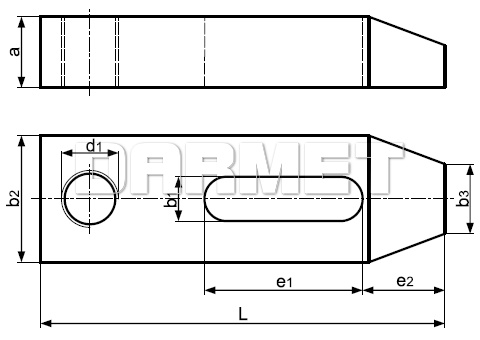 RLF clamp - dimensions