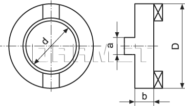 40MM driving ring - dimensions