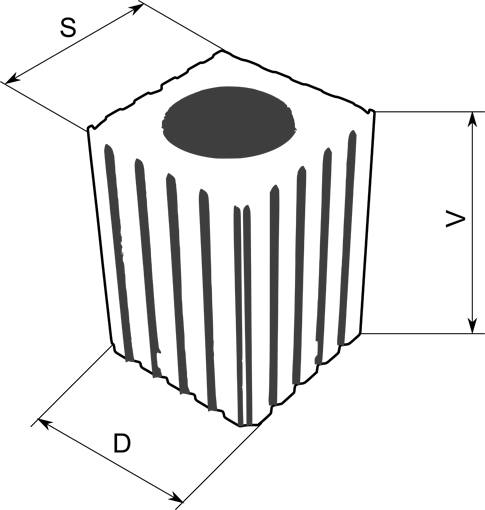 cylindrical tool stand dimensions