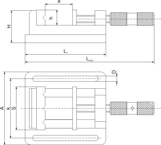 workshop drill vise