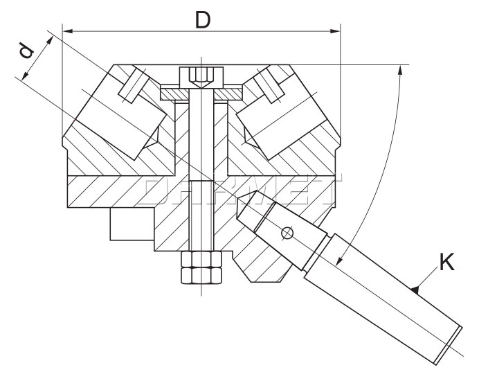 turret head for lathe - dimensions
