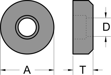 SHPR support plate - dimensions