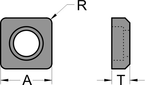 SHPC support plate - dimensions