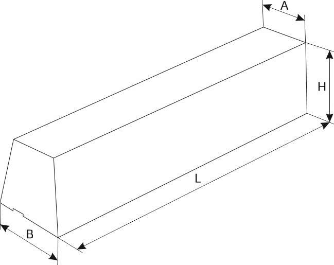 Soft jaw inserts - dimensions
