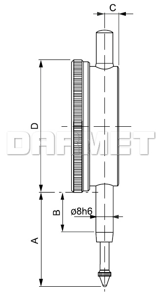 Electronic sensor 10/0.01MM (540-105)