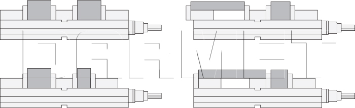 DOUBLE MACHINE VISE 160 MM, FPQD160/100