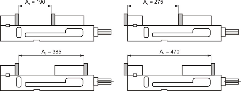Machine vice 200mm - FPQ200/190