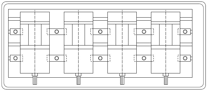 example of assembling several vises in a set