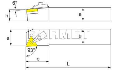 Folding turning tool for external turning: MTJNL-2020-K16