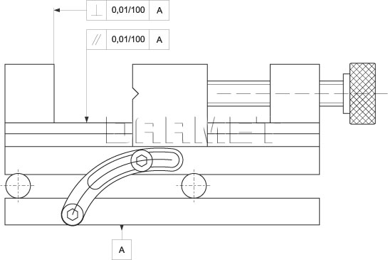 PRECISION SINUS VISE 50MM, SPZSA50/65