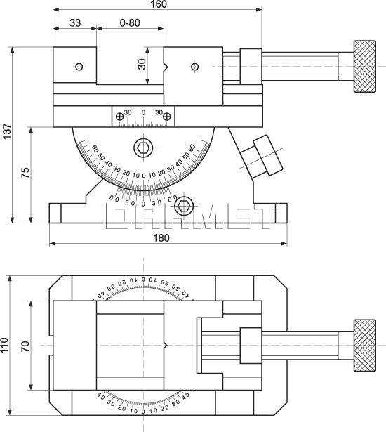 PRECISION UNIVERSAL ANGLE VICE 120MM - SPZSU