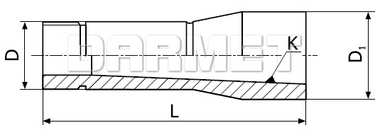 5C / MK2 Morse reduction collet - Darmet