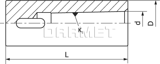 Cylindrical reduction sleeve 20MM - MS1 (DM-176)
