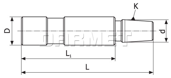 cylindrical shank for drill chucks