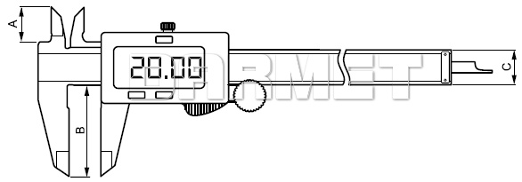 Electronic caliper - 200MM (132-325A)