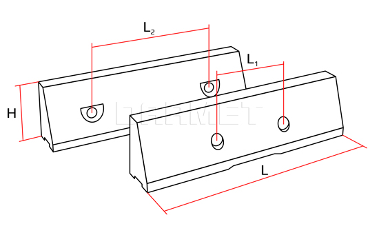 FPZV precision vice jaws - dimensions