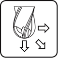 cutting direction with a ball nose cutter
